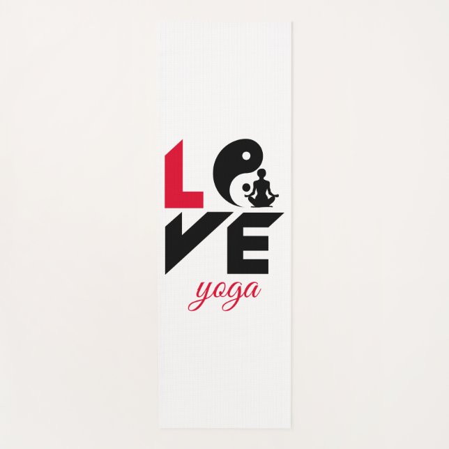 Tapis De Yoga Amour de yoga (Devant)