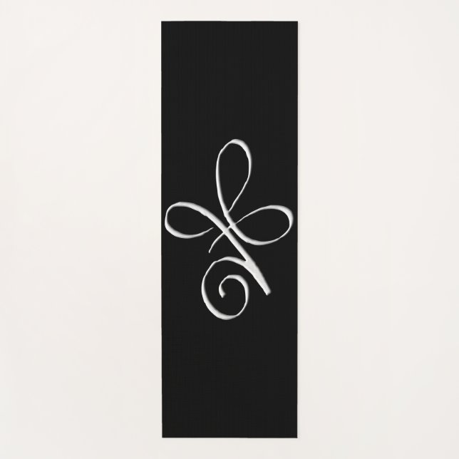 Tapis De Yoga Amour inconditionnel d'argent (Devant)