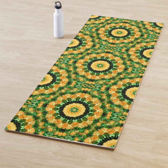 Tapis De Yoga Amusement Floral... (En situation)