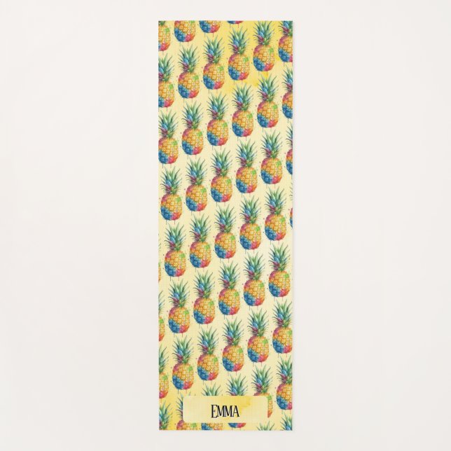 Tapis De Yoga Ananas (Devant)