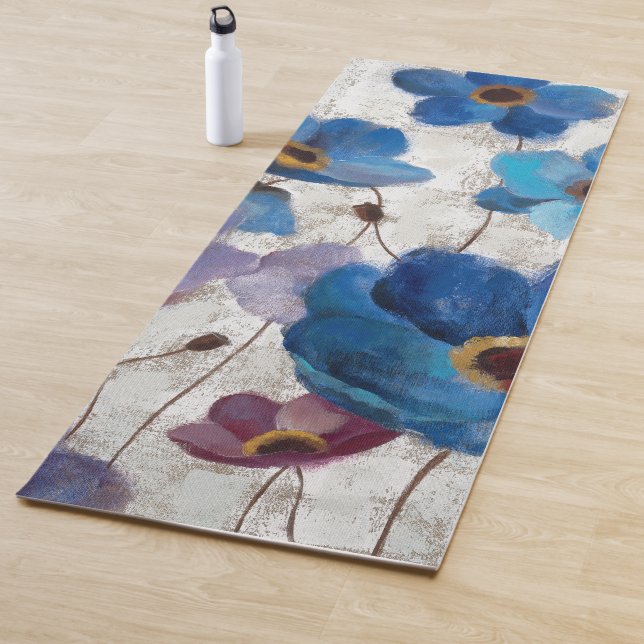 Tapis De Yoga Anémones audacieuses (En situation)