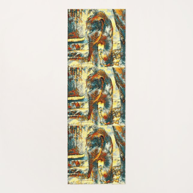 Tapis De Yoga AnimalArt_Elephant_012 (Dos)