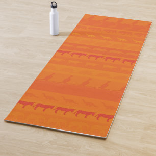 Tapis De Yoga Animaux rétro