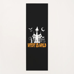 Tapis De Yoga Anniversaire Sauvage Et De La Cuisine D'Halloween