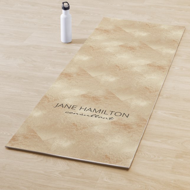 Tapis De Yoga Antique Gold Foil Exercice Mat (En situation)