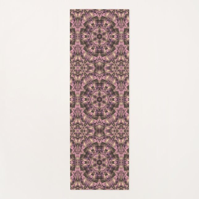 Tapis De Yoga Antiquité rose victorienne (Devant)