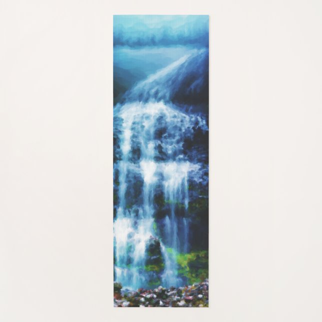Tapis De Yoga Après-midi à Spray Falls (Devant)