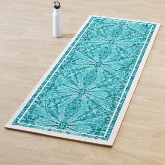 Tapis De Yoga Aqua Blues (En situation)