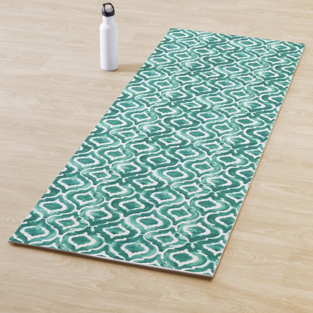 Tapis De Yoga Aquamarine Motif IV (En situation)