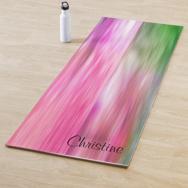 Tapis De Yoga Aquarelle (En situation)