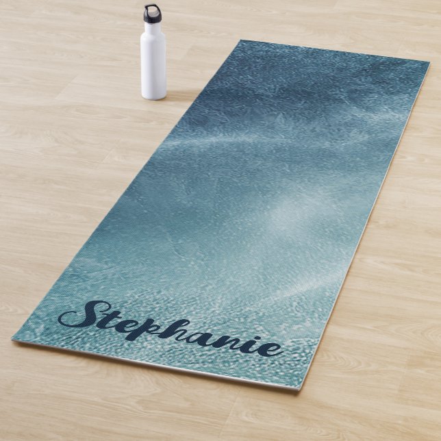 Tapis De Yoga Aquarelle Abstraite Yoga Mat (En situation)