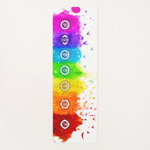 Tapis De Yoga Aquarelle Chakras Yoga Mat - 10