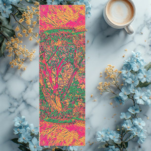 Tapis De Yoga Arbre de vie moderne Art Abstrait apaisant apaisan