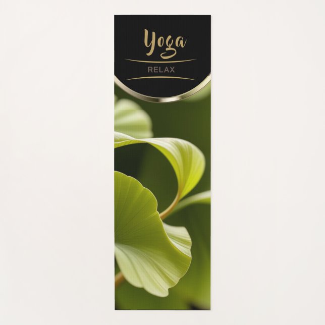 Tapis De Yoga Arbre Gingko - Yoga Mat (Devant)