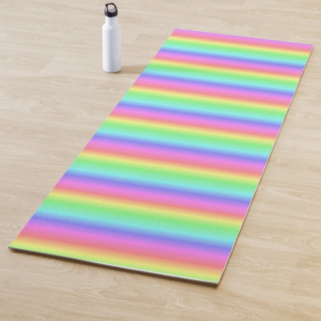 Tapis de Yoga Arc-en-Ciel (En situation)