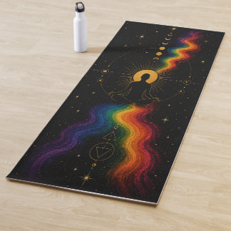 Tapis de Yoga Arc-en-Ciel Chakras Fière