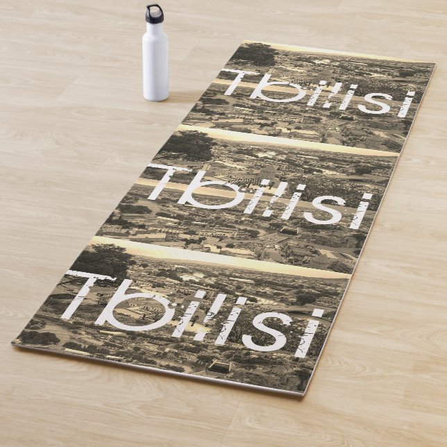 Tapis De Yoga Architecture de rue Tbilissi Georgia (En situation)
