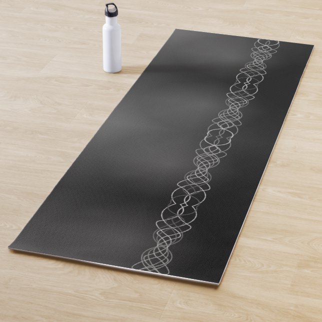 Tapis De Yoga Argentée (En situation)