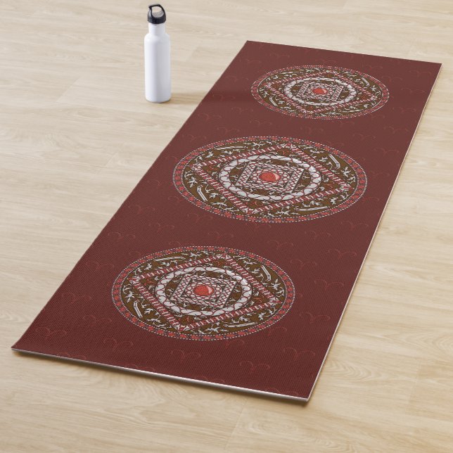 Tapis De Yoga Aries Mandala Yoga Mat (En situation)