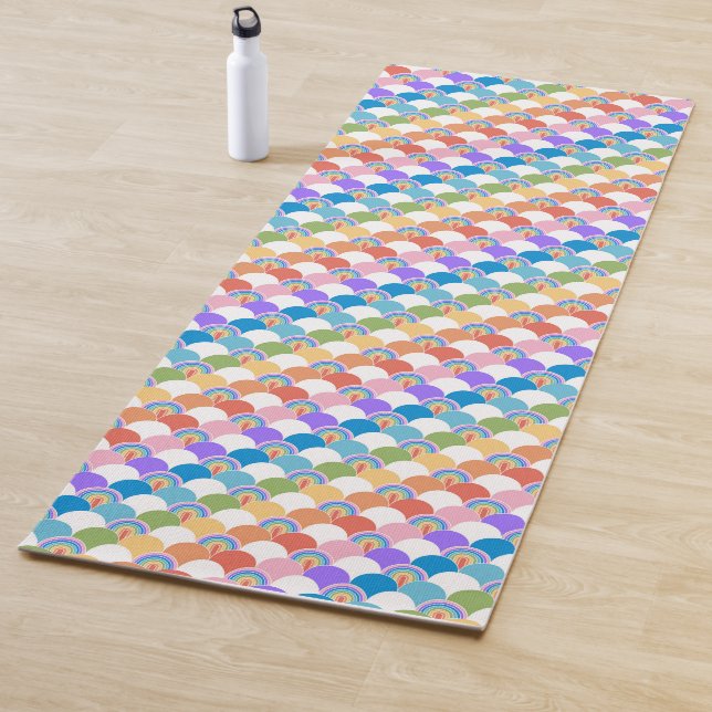 Tapis De Yoga Armoire arc-en-ciel (En situation)