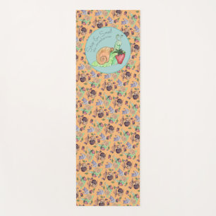 Tapis De Yoga Arrêtez et sentez le Motif de l'escargot des frais