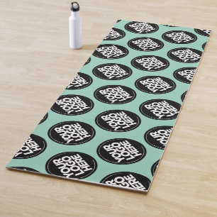 Tapis De Yoga Arrière - plan de logo répétitif professionnel Min