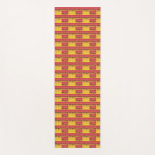 Tapis De Yoga Art africain, coucher de soleil tropical