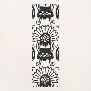 Tapis De Yoga Art aztèque - Motif lézard