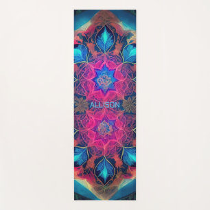 Tapis De Yoga Art Cosmique En Verre