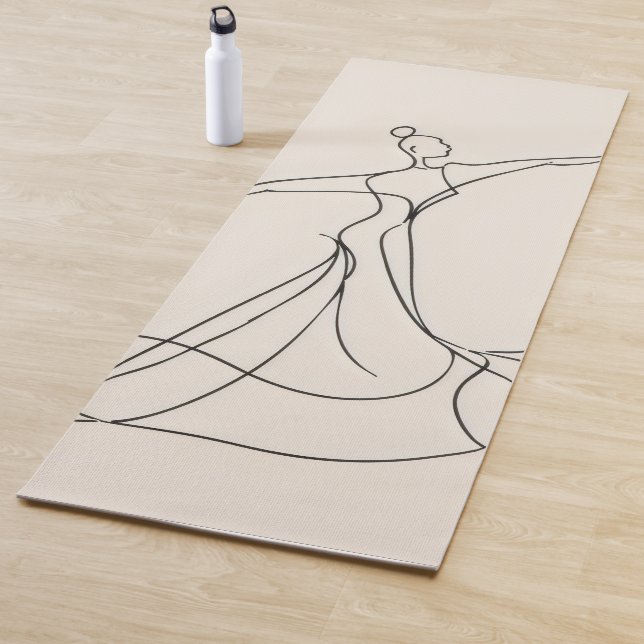 Tapis De Yoga Art de la ligne danseur (En situation)