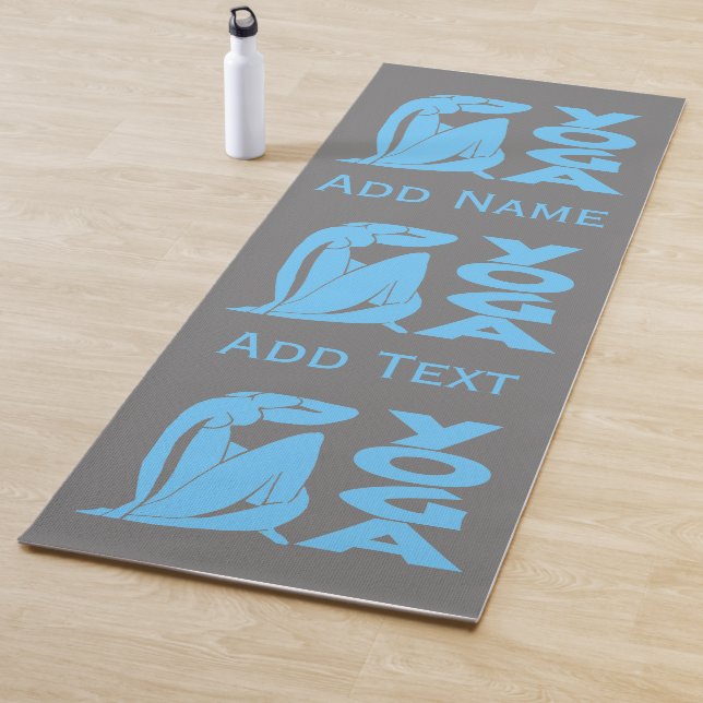 Tapis De Yoga Art du Yoga Peronalized Yoga Mat (En situation)
