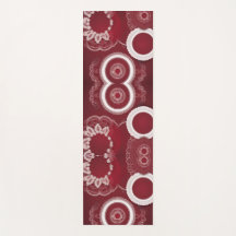 art floral rouge foncé IA