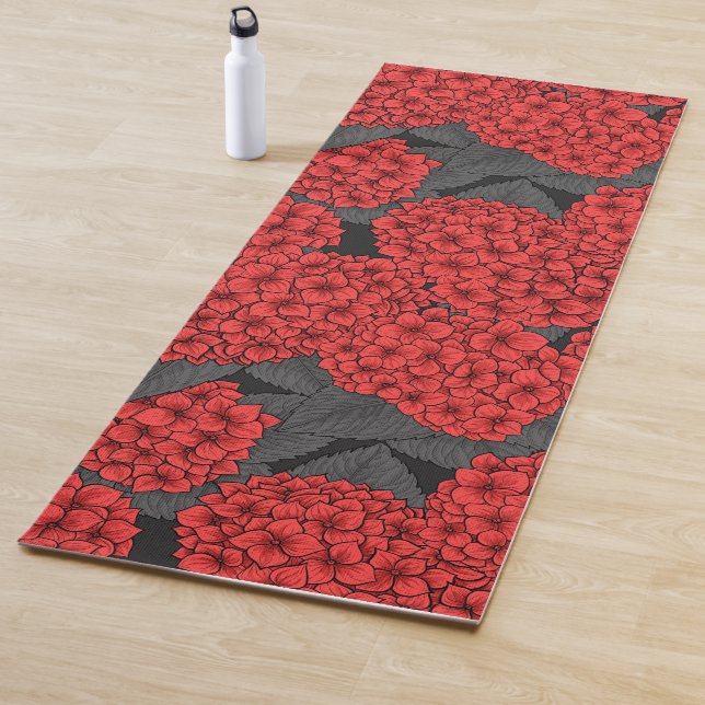 Tapis De Yoga Arygdale rouge (En situation)