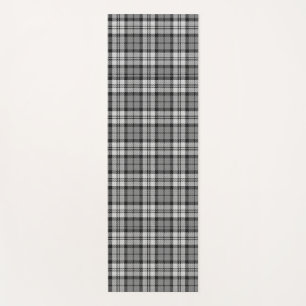Tapis De Yoga Ash Grey Blackwatch Campbell Tartan Plaid