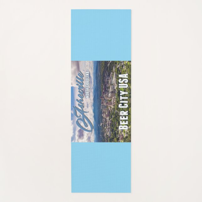 Tapis De Yoga 🧘‍♀️ Asheville Beer City USA Yoga Mat (Devant)