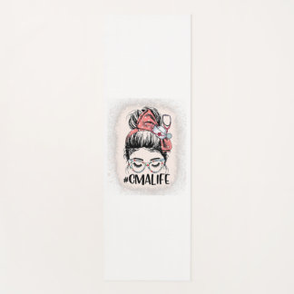 Tapis De Yoga Assistant Médicale certifié Messy Bun CMA Life