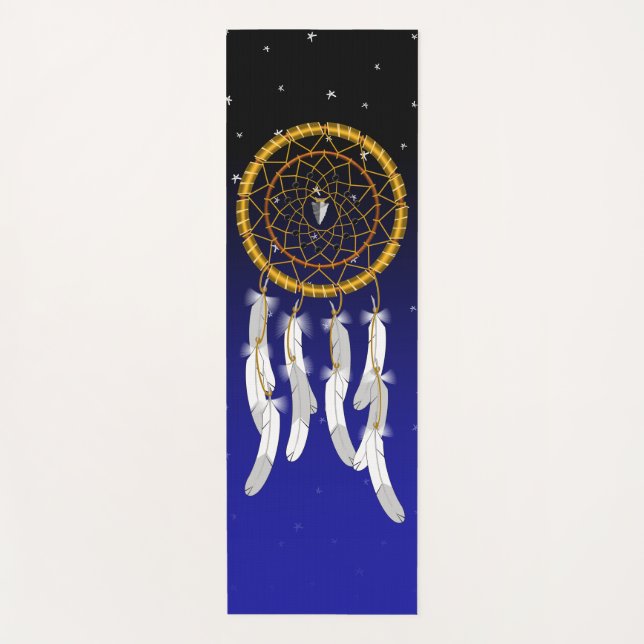 Tapis De Yoga Attrape-rêves--Hématite (Devant)