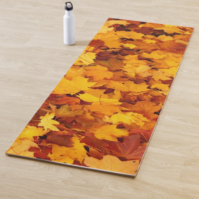 Tapis De Yoga Automne (En situation)