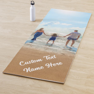 Tapis de yoga avec photo personnalisée avec vos ph