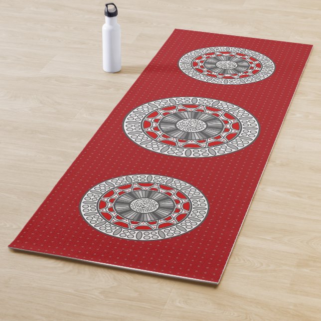 Tapis de yoga Aztec rencontre Alien (En situation)