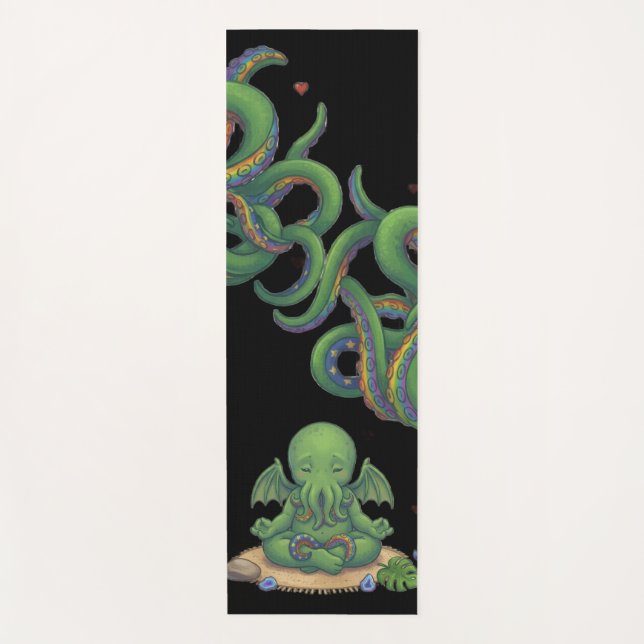 Tapis De Yoga Baby Yoga Cthulhu (Devant)