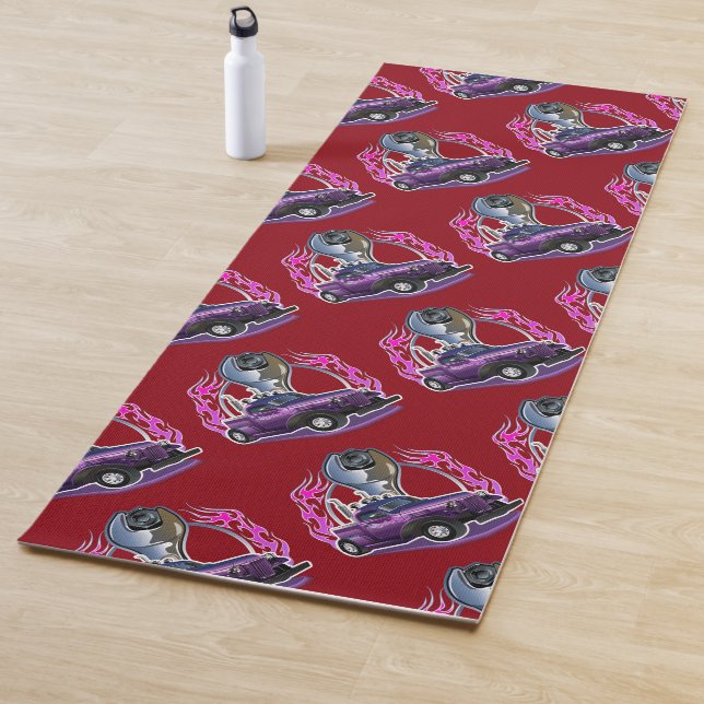 Tapis De Yoga Baguette rétro (En situation)