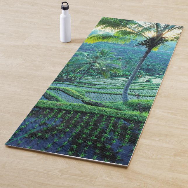 Tapis De Yoga Bali | Vue d'ensemble des rizières (En situation)