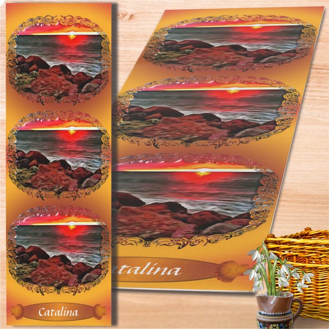 Tapis De Yoga Banderas Rocky Sunset 914 (Créateur téléchargé)