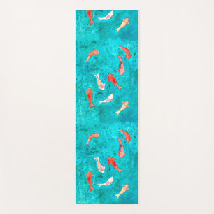 Tapis De Yoga Bassin de carpes Koï