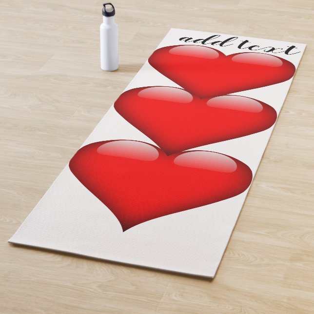 Tapis De Yoga Beau coeur (En situation)