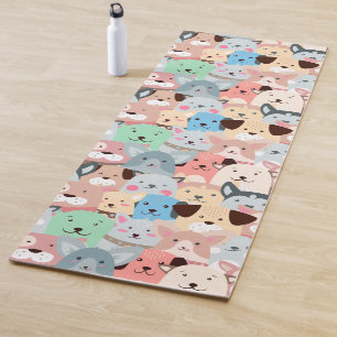Tapis De Yoga Beaucoup de Chiens Colorés Concevoir Yoga Mat