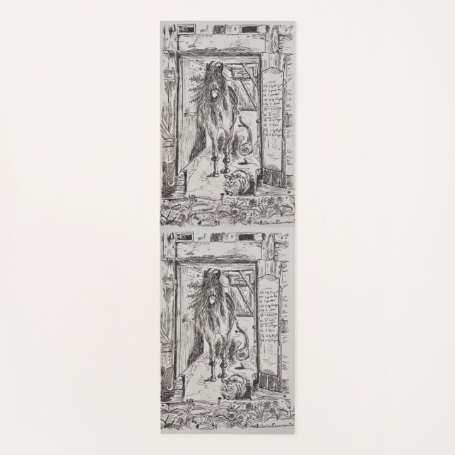 Tapis De Yoga Beautés et bête - Yoga Mat (Devant)