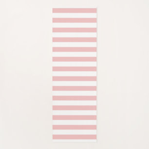 Tapis De Yoga Bébé rose couleur rayures vacances Été Pastel