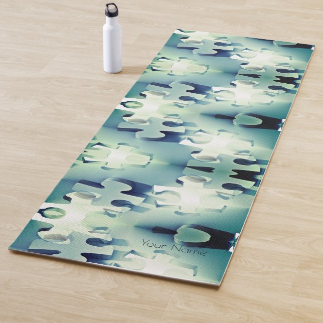 Tapis De Yoga Belle conception de scie en minimalisme Motif (En situation)